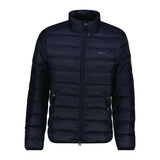 GANT Men's Down Jacket - LIGHT DOWN JACKET, lightweight quilted jacket, stand-up collar, zip