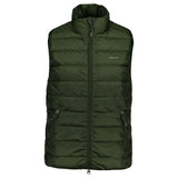 GANT Men's Down Vest - LIGHT DOWN VEST, lightweight quilted vest, stand-up collar, zip