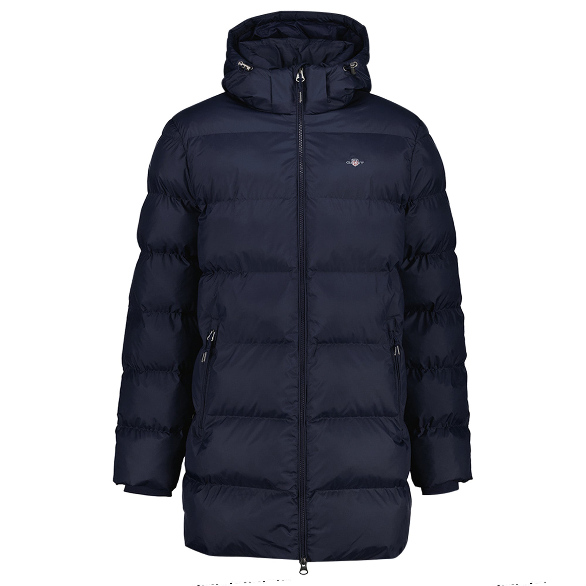 GANT Men’s Winter Jacket - ACTIVE CLOUD MID LENGTH JACKET, Quilted Jacket, Hood, Water-Repellent