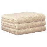 CAWÖ guest towel, pack of 3 – Lifestyle, terry cloth, cotton, plain colour