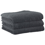 CAWÖ guest towel, pack of 3 – Lifestyle, terry cloth, cotton, plain colour