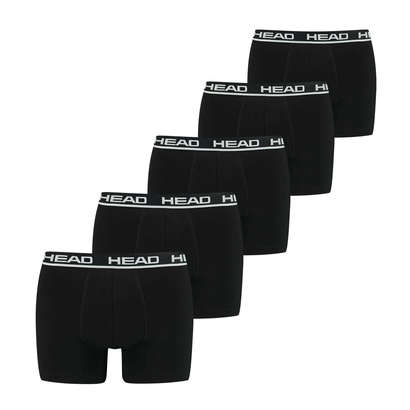 HEAD Herren Boxershorts, Multipack - Basic Boxer Trunks ECOM, Stretch Cotton