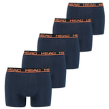 HEAD Herren Boxershorts, 5er Pack - Basic Boxer Trunks ECOM, Stretch Cotton