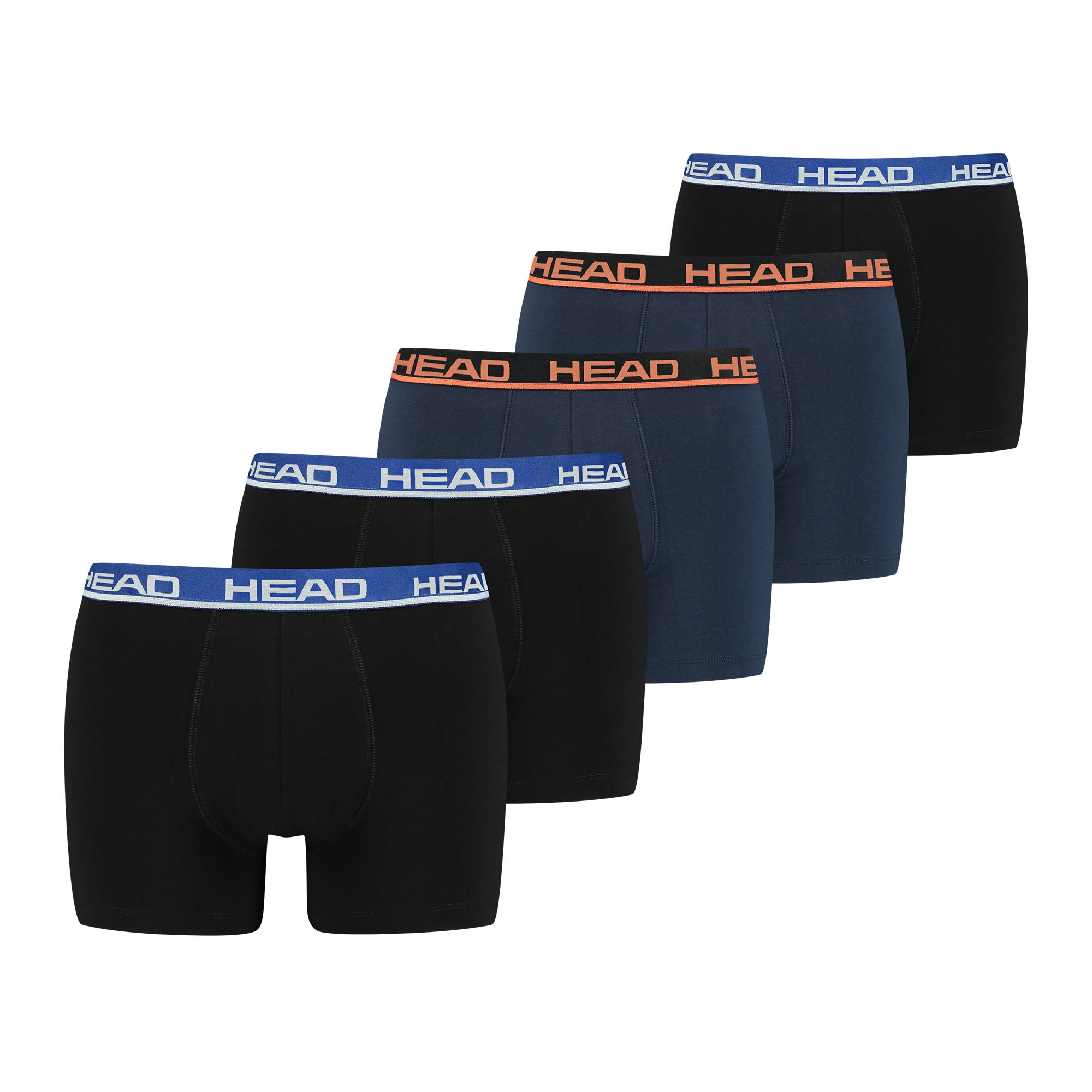 HEAD Herren Boxershorts, Multipack - Basic Boxer Trunks ECOM, Stretch Cotton