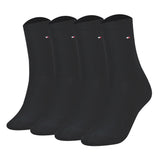 TOMMY HILFIGER Women's Socks, 4-Pack - Sock Casual, ECOM, short, uni