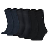 TOMMY HILFIGER Men's Socks, 6-Pack - Men's Sock Classic, ECOM