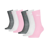 PUMA Kinder Socken, 6er Pack - Sport Junior ECOM, Rippbündchen, Logo