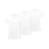 Levi's Herren T-Shirts, 3er Pack - ECOM, V-Ausschnitt, Kurzarm, einfarbig