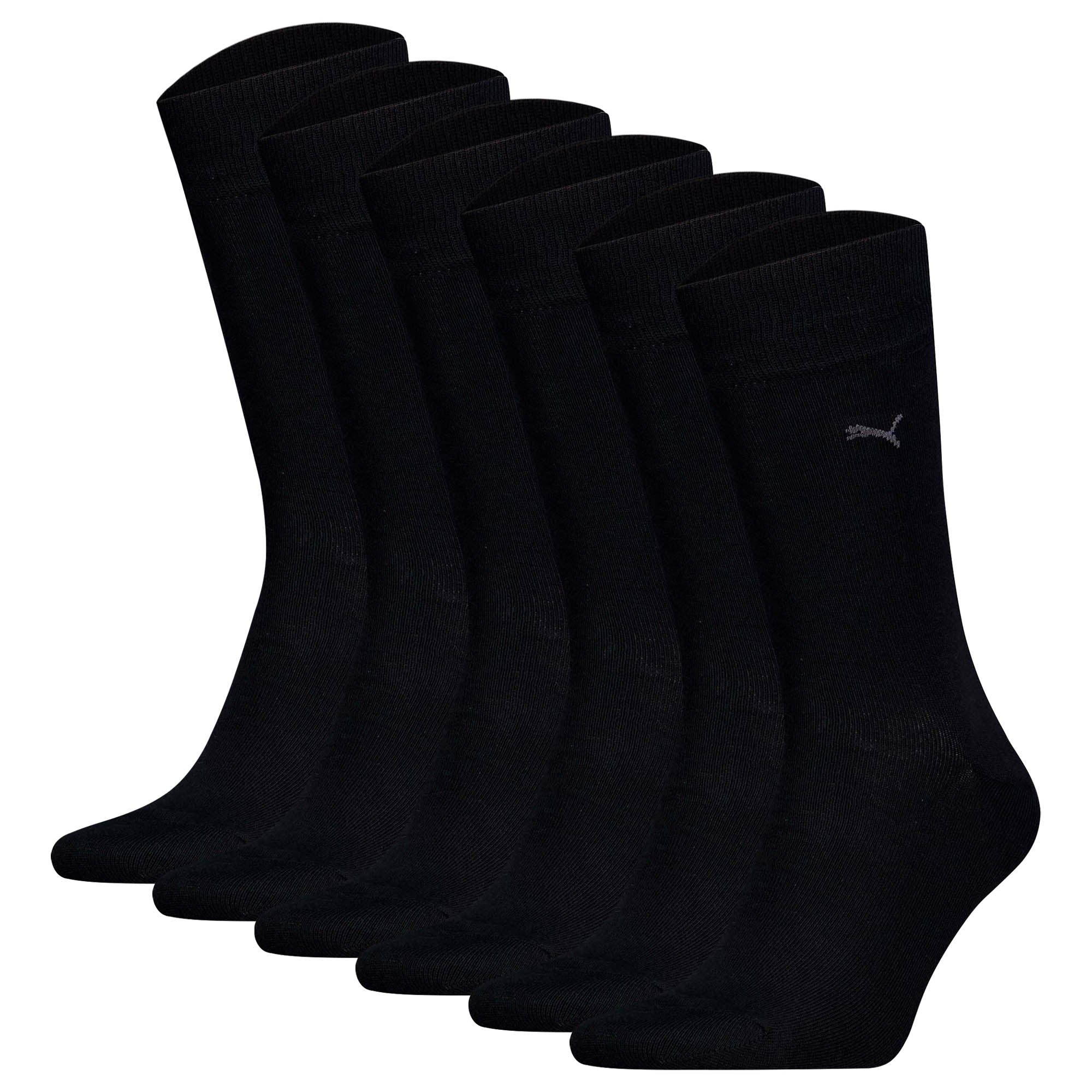 PUMA men's socks, 6-pack - Classic, short socks, logo, single-coloured