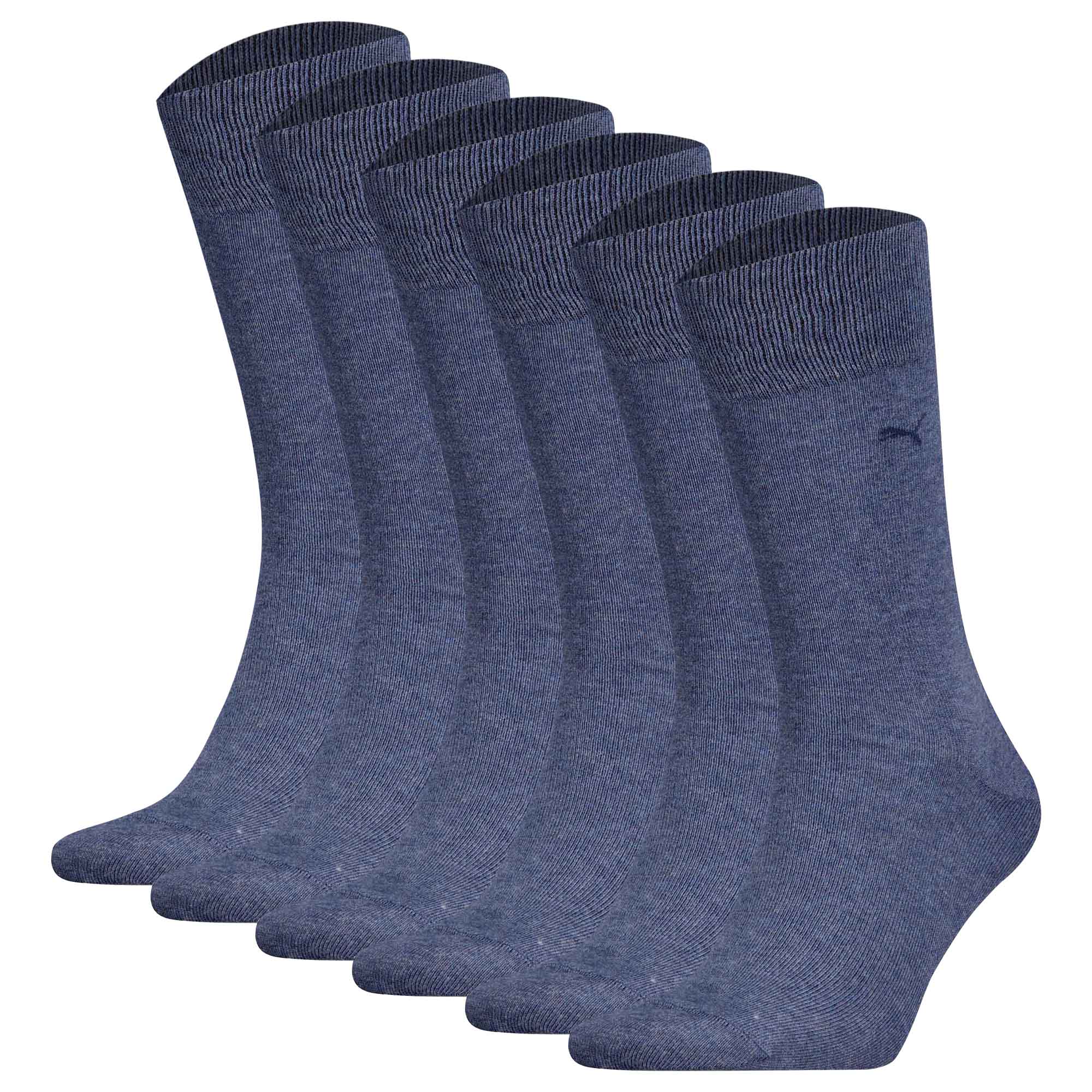 PUMA Herren Socken, 6er Pack -  Classic, Kurzsocken, Logo, einfarbig