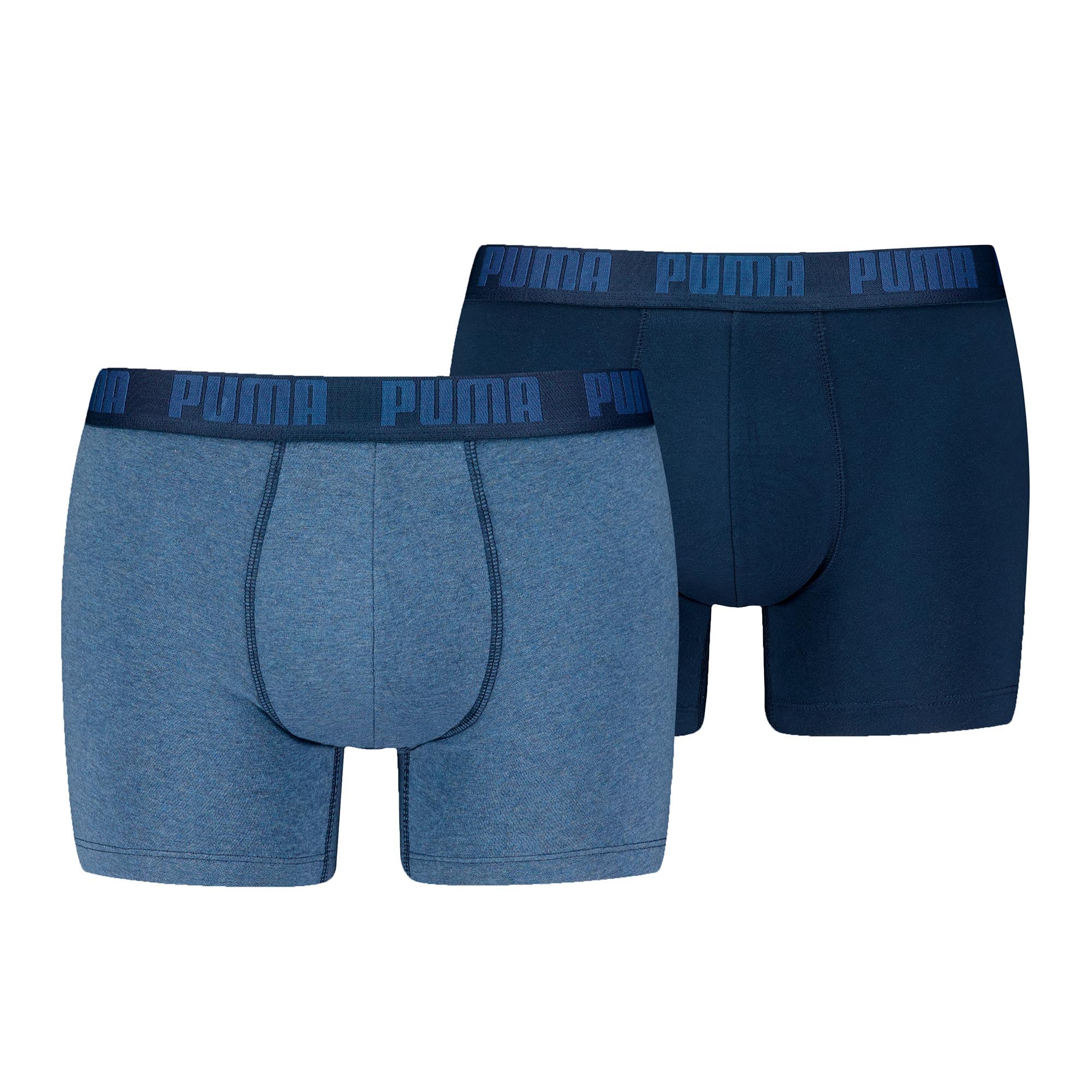 PUMA Herren Boxershorts, 2er Pack - Everyday Basic Boxers 2P, Cotton Stretch, einfarbig