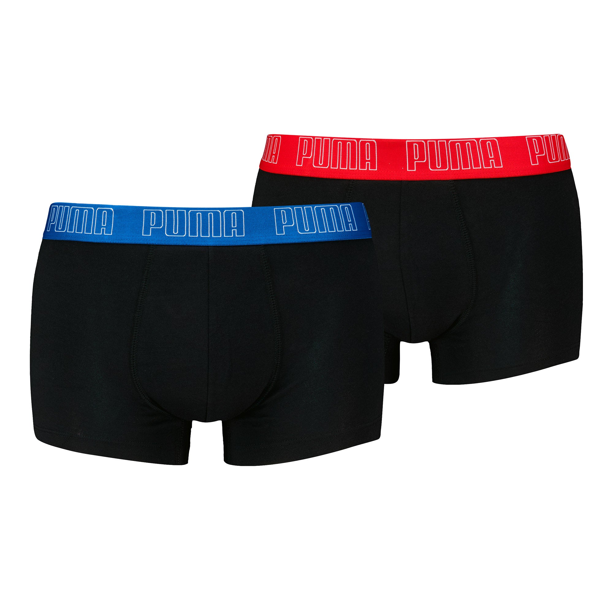 PUMA Herren Boxershorts, 2er Pack - Everyday Trunks 2P, Cotton Stretch, einfarbig