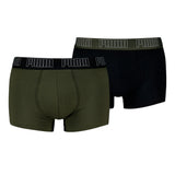 PUMA Herren Boxershorts, 2er Pack - Everyday Trunks 2P, Cotton Stretch, einfarbig