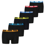 PUMA Herren Boxer Shorts, 6er Pack - Basic Boxer ECOM, Cotton Stretch, Everyday