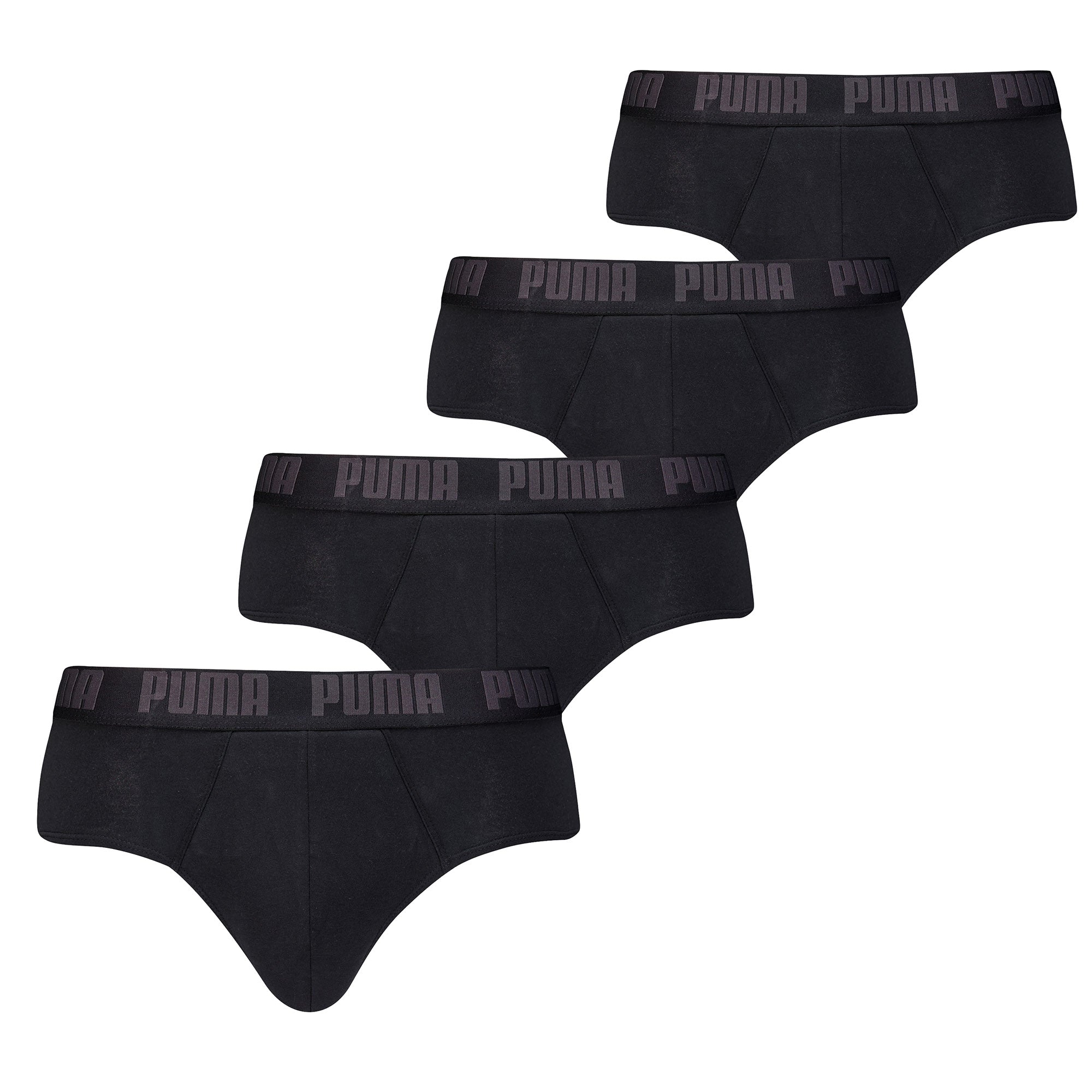 PUMA Men's Briefs, 4-pack - Basic Brief ECOM, Cotton Stretch, Everyday