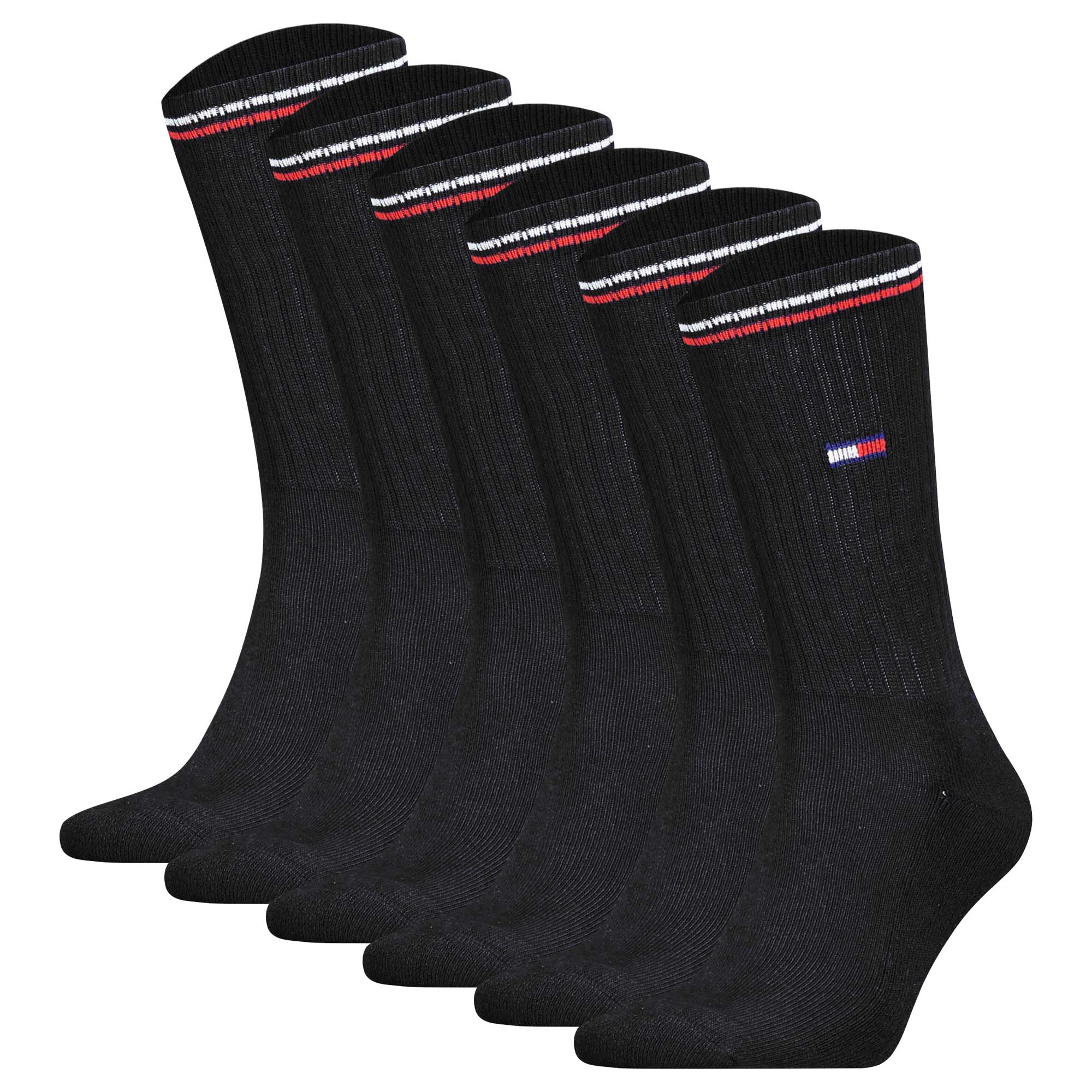 TOMMY HILFIGER Unisex Sportsocken, 6er Pack - UNI Iconic Sock, Tennissocken