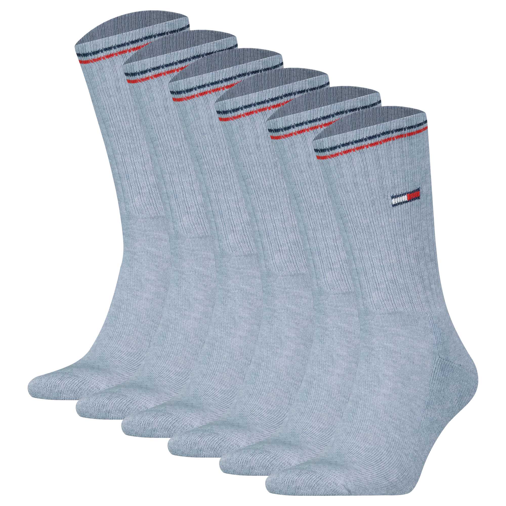 TOMMY HILFIGER Unisex Sportsocken, 6er Pack - UNI Iconic Sock, Tennissocken