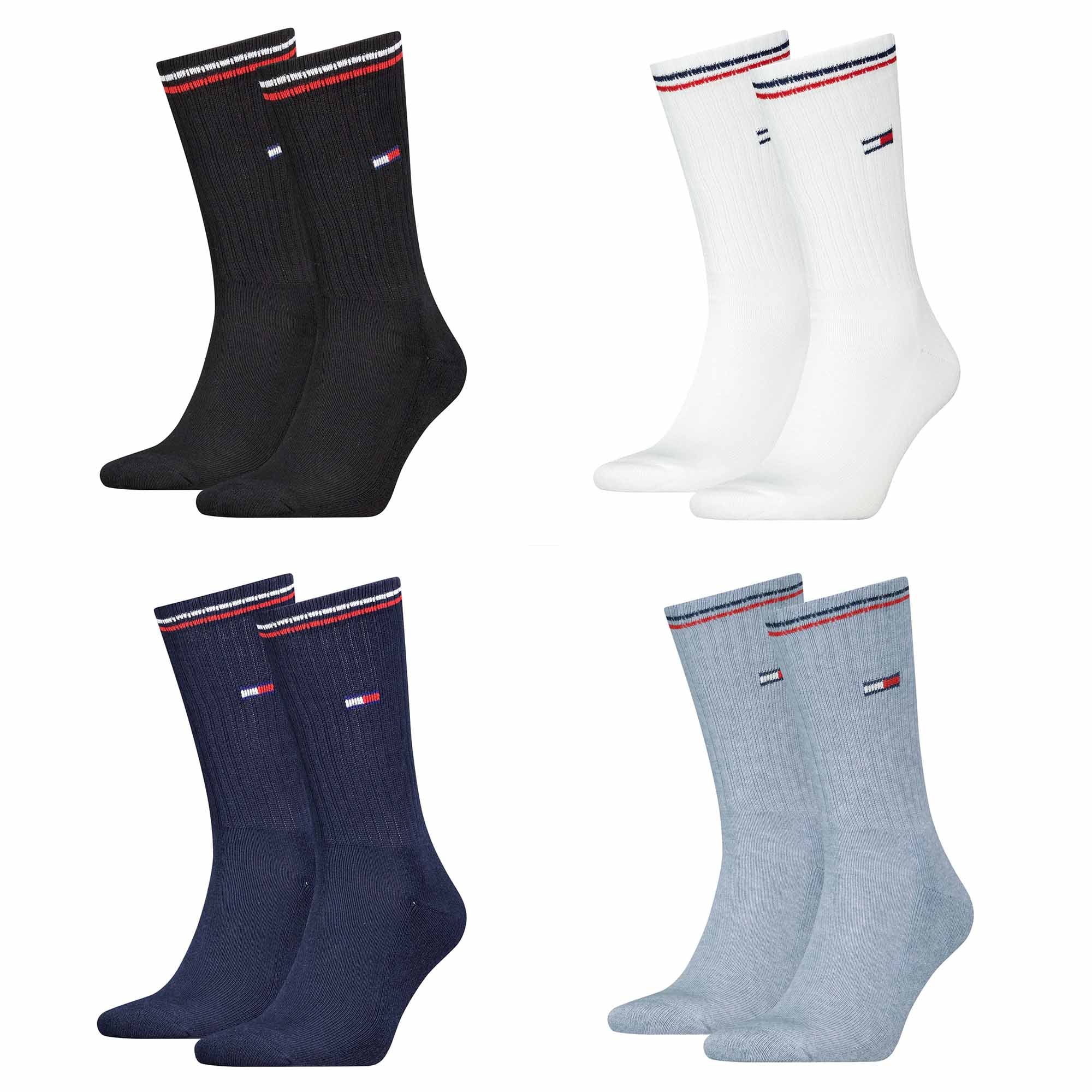 TOMMY HILFIGER Unisex Sportsocken, 2er Pack - UNI Iconic Sock, Tennissocken