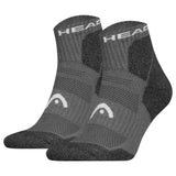 HEAD Unisex Quarter Hiking Socks, 2-pack - Hiking All Climates Quarter 2P, Sports Socks, Logo
