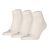 PUMA Unisex Quarter socks, 3-pack - Quarter Plain 3P, logo, solid colour