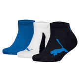 PUMA Children Sneaker Socks, 3-Pack - BWT Sneaker 3P, Logos, single colour