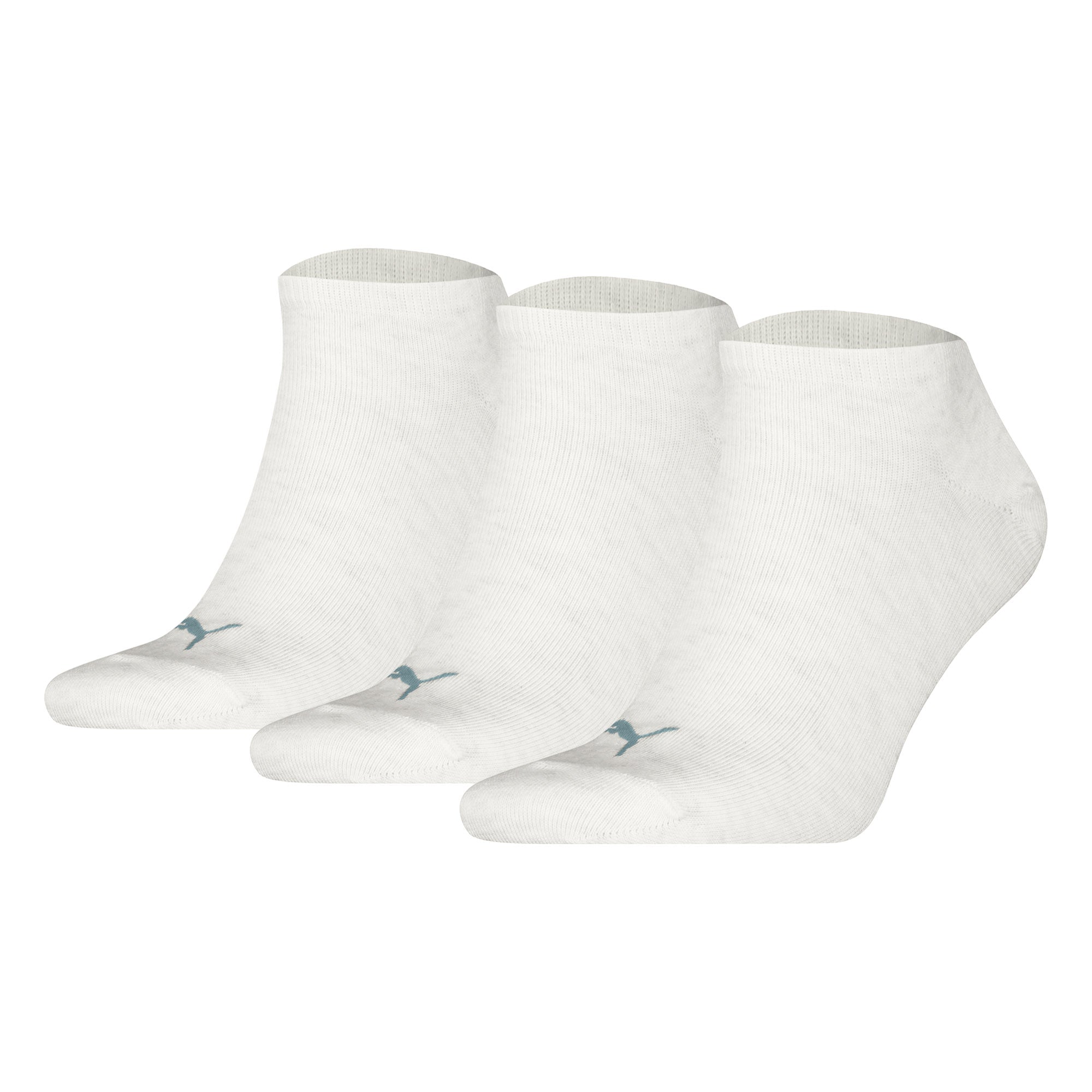 PUMA Unisex Sneaker Socks, 3-Pack - Sneaker Plain 3P, Logo, single-coloured
