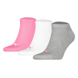 PUMA Unisex Sneakersocken, 3er Pack - Sneaker Plain 3P, Logo, einfarbig