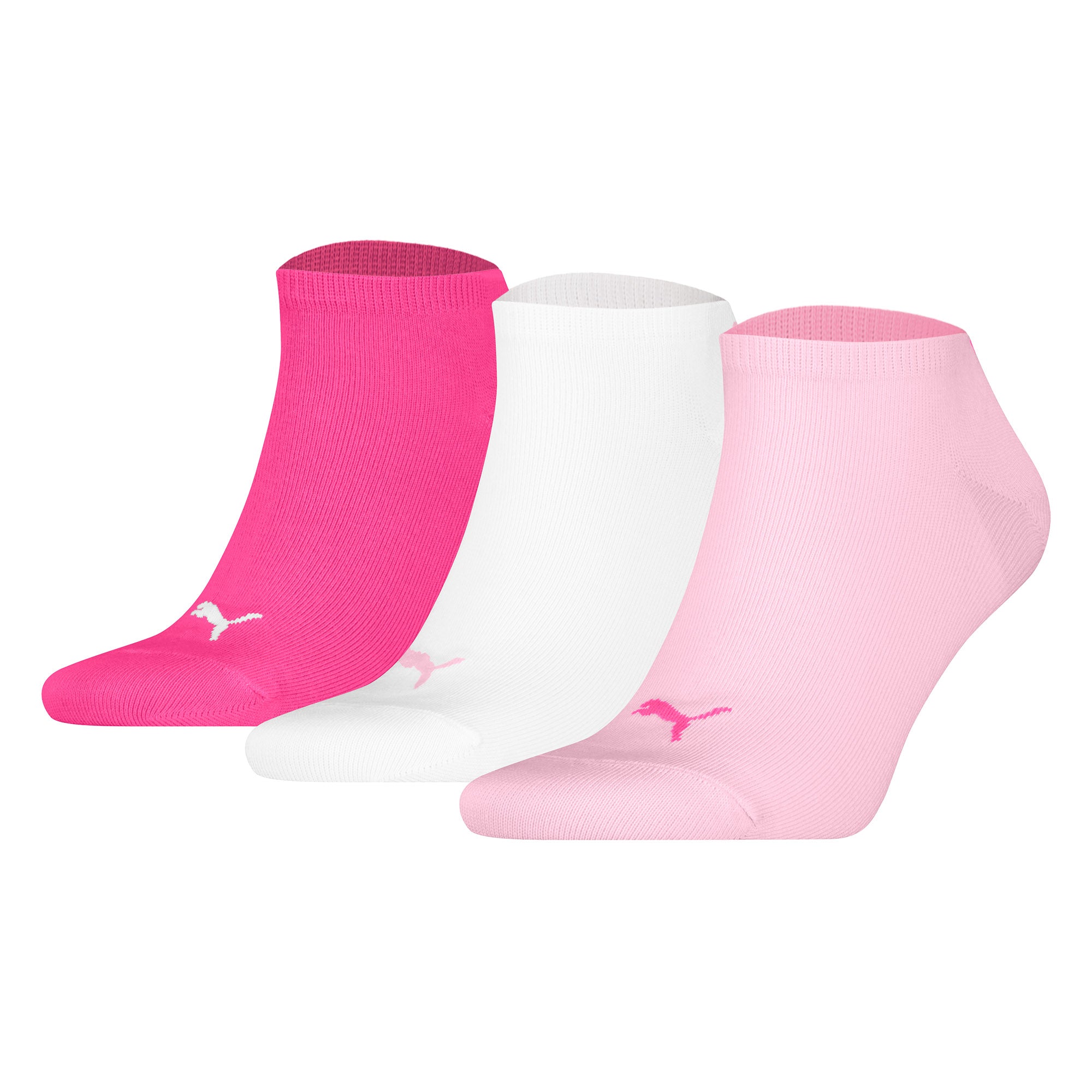 PUMA Unisex Sneakersocken, 3er Pack - Sneaker Plain 3P, Logo, einfarbig