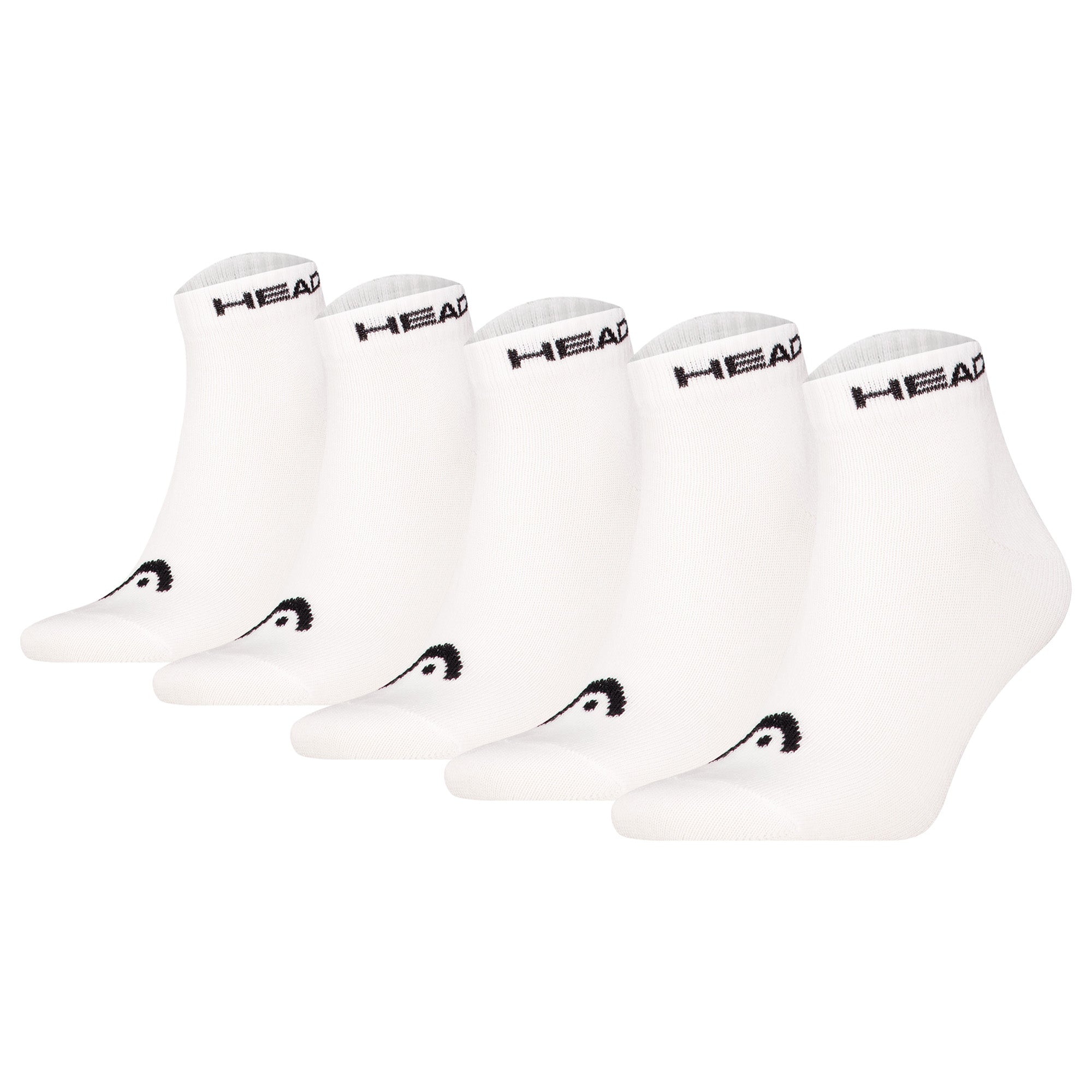 HEAD Unisex Quarter Socken, 5er Pack - ELEMENTS ALL SPORTS QUARTER ECOM, Kurzsocken, einfarbig