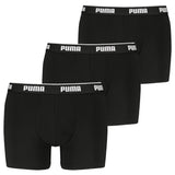 PUMA Men Boxer Shorts, 3-pack - Boxer 3P, Cotton Stretch, Logo, plain