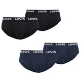 Levi's Men Briefs, 2-pack - Repeat Logo Brief 2P, logo waistband, stretch cotton, plain