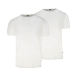 Levi's Men T-Shirts, 2-pack - Solid Crew 2P, Crew Neck, Stretch Cotton