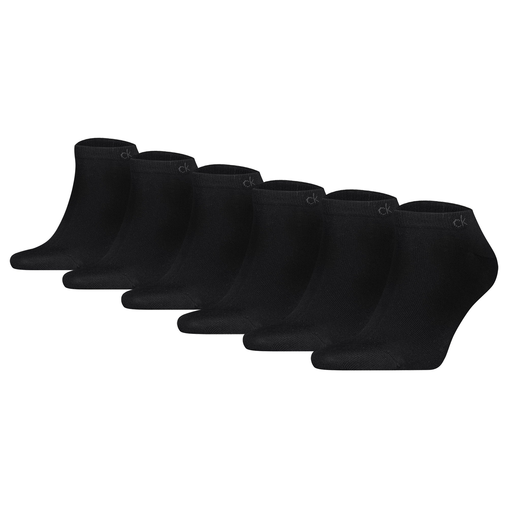 Calvin Klein Herren Sneakersocken, 6er Pack - Men Sneaker Socks 6P, einfarbig, ECOM