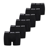 Levi's Men Boxer Shorts, 6-pack - Logo Boxer Brief 6P, Cotton Stretch, ECOM