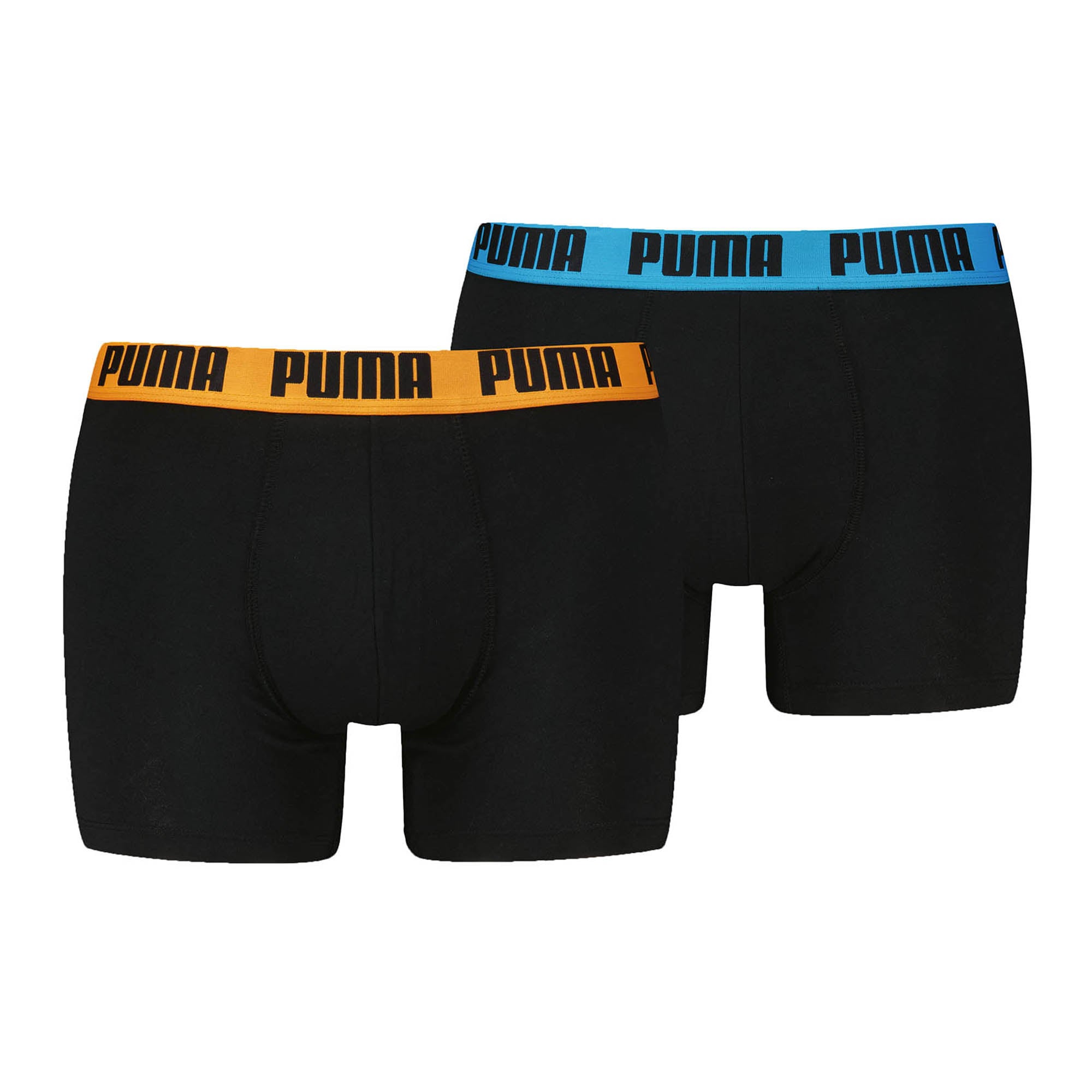 PUMA Men's Boxer Shorts 2-Pack - Everyday Basic Boxers 2P, Cotton Stretch, Plain
