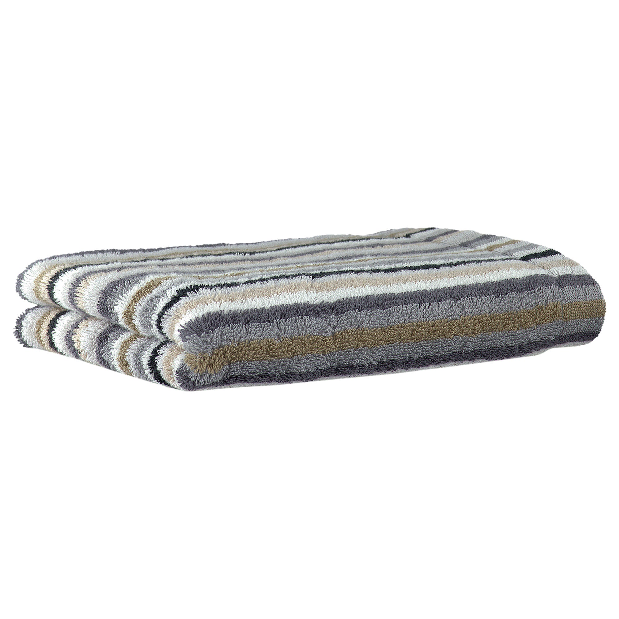 CAWÖ Shower towel - C Life Style Stripes, terry towelling