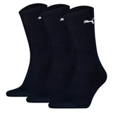 PUMA Unisex Sportsocken, 3 Paar - Tennissocken, Crew Sport Socken, einfarbig