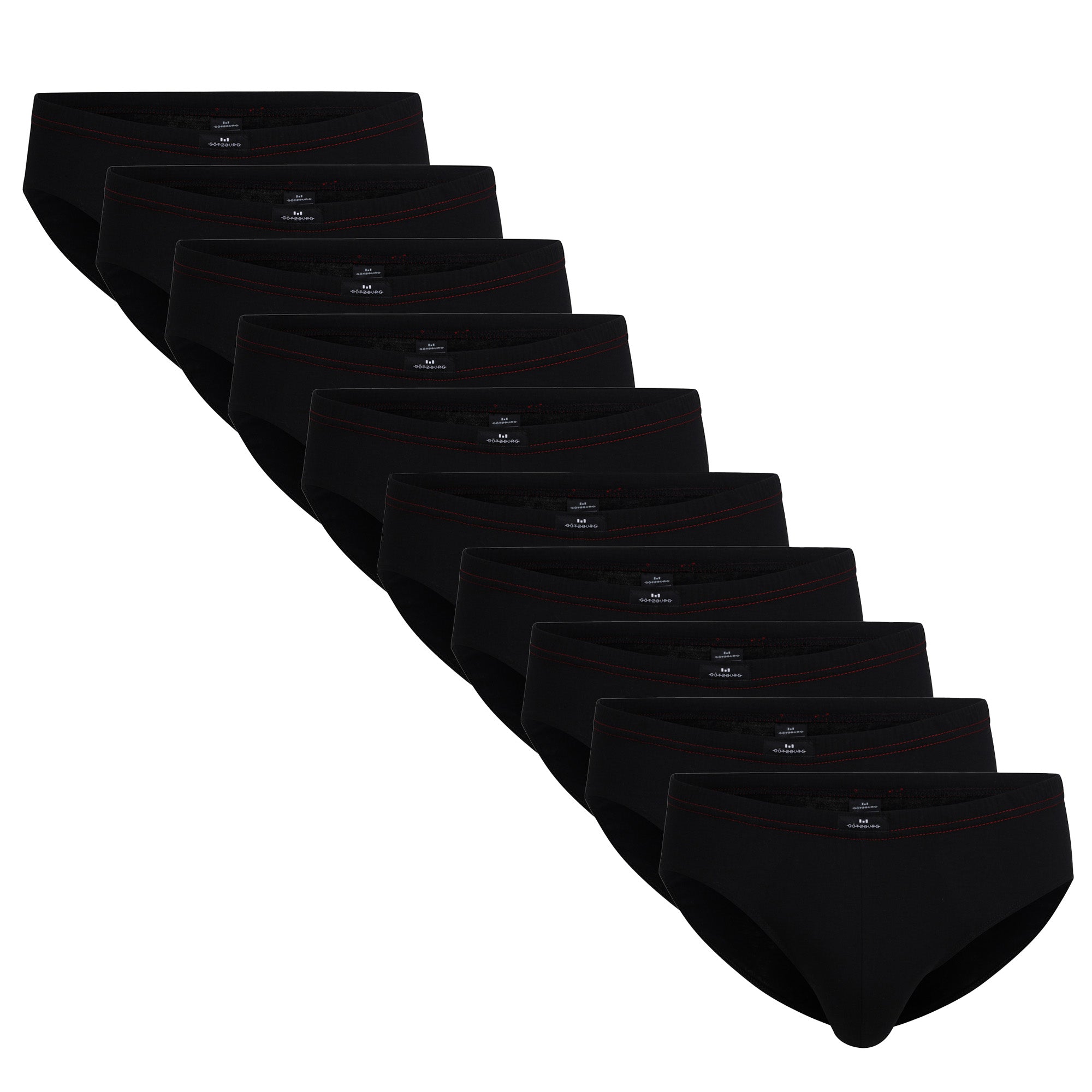 Götzburg Men's Briefs 5-pack - Single Jersey, Underwear Set, Cotton Stretch