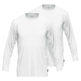 GÖTZBURG Herren Langarmshirt, 2er Pack - Baumwolle, Longsleeve, einfarbig