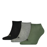 HEAD Unisex Sneakersocken, 3er Pack - weicher Baumwollmix, einfarbig