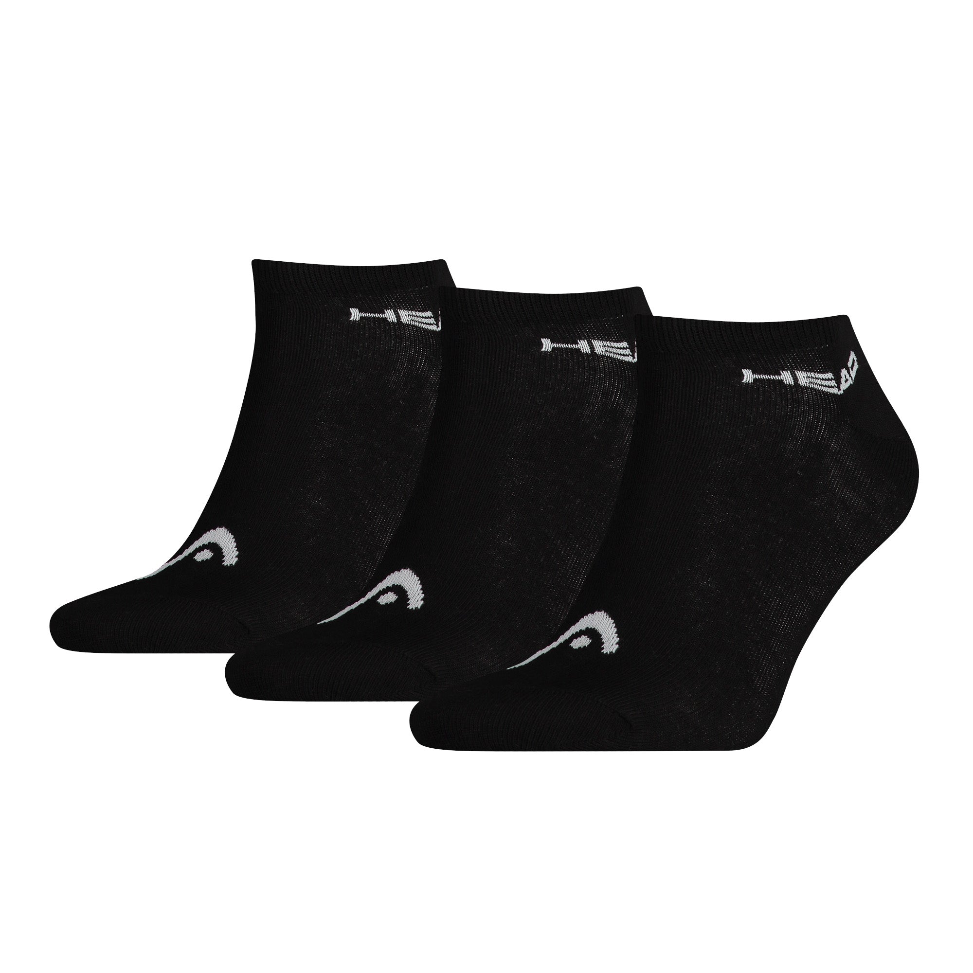 HEAD Unisex Sneakersocken, 3er Pack - weicher Baumwollmix, einfarbig