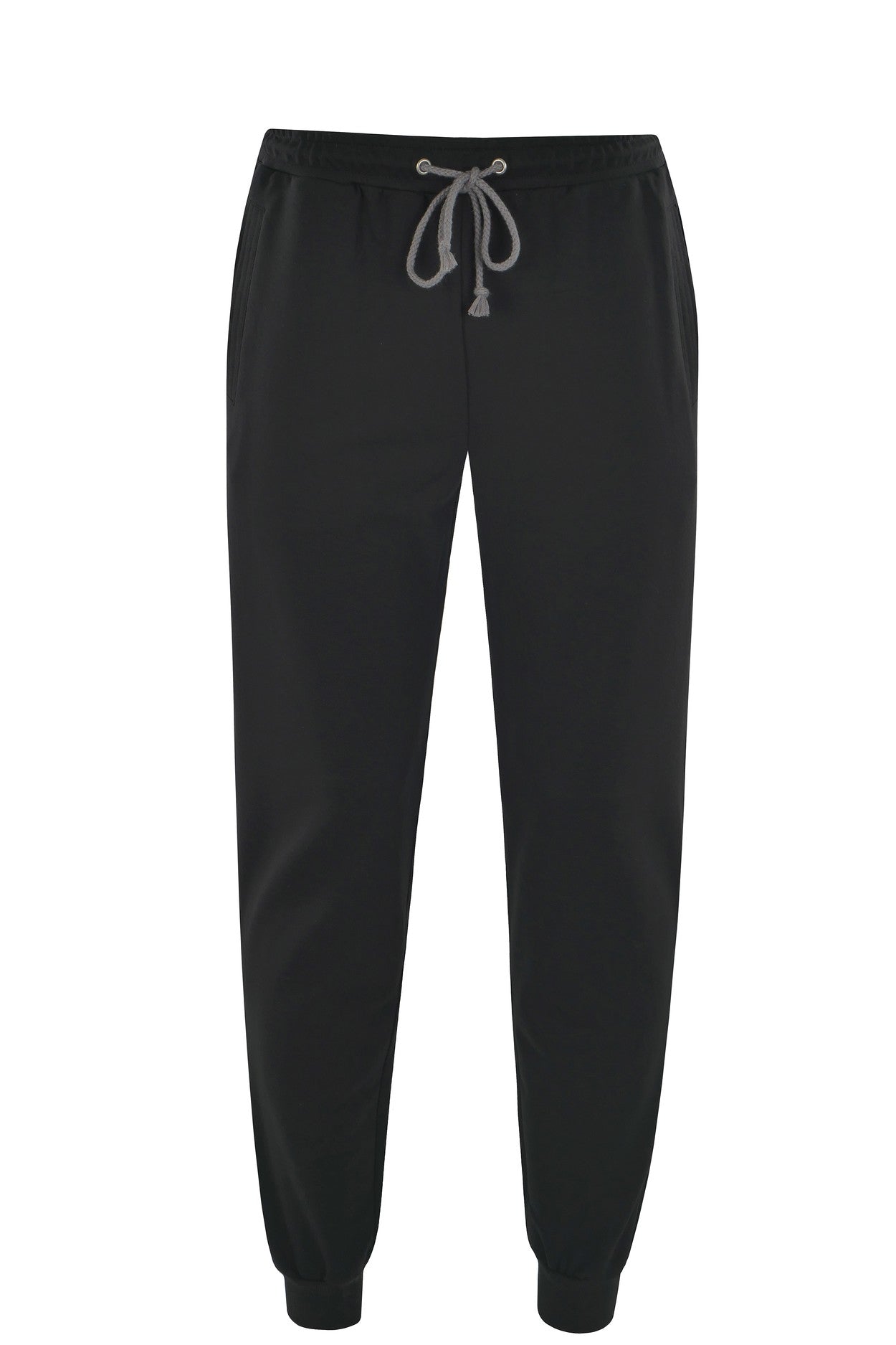hajo men's homewear trousers - jogging trousers, Klima-Komfort, stretch cotton mix, plain