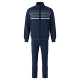 hajo Men’s Leisure Suit - Premium Comfort, Loungewear Two-Piece with Zip, Cotton Blend