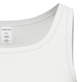 AMMANN men's vest 3 pack - fine rib, extended back, cotton