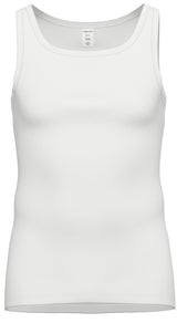 AMMANN men's vest 3 pack - fine rib, extended back, cotton