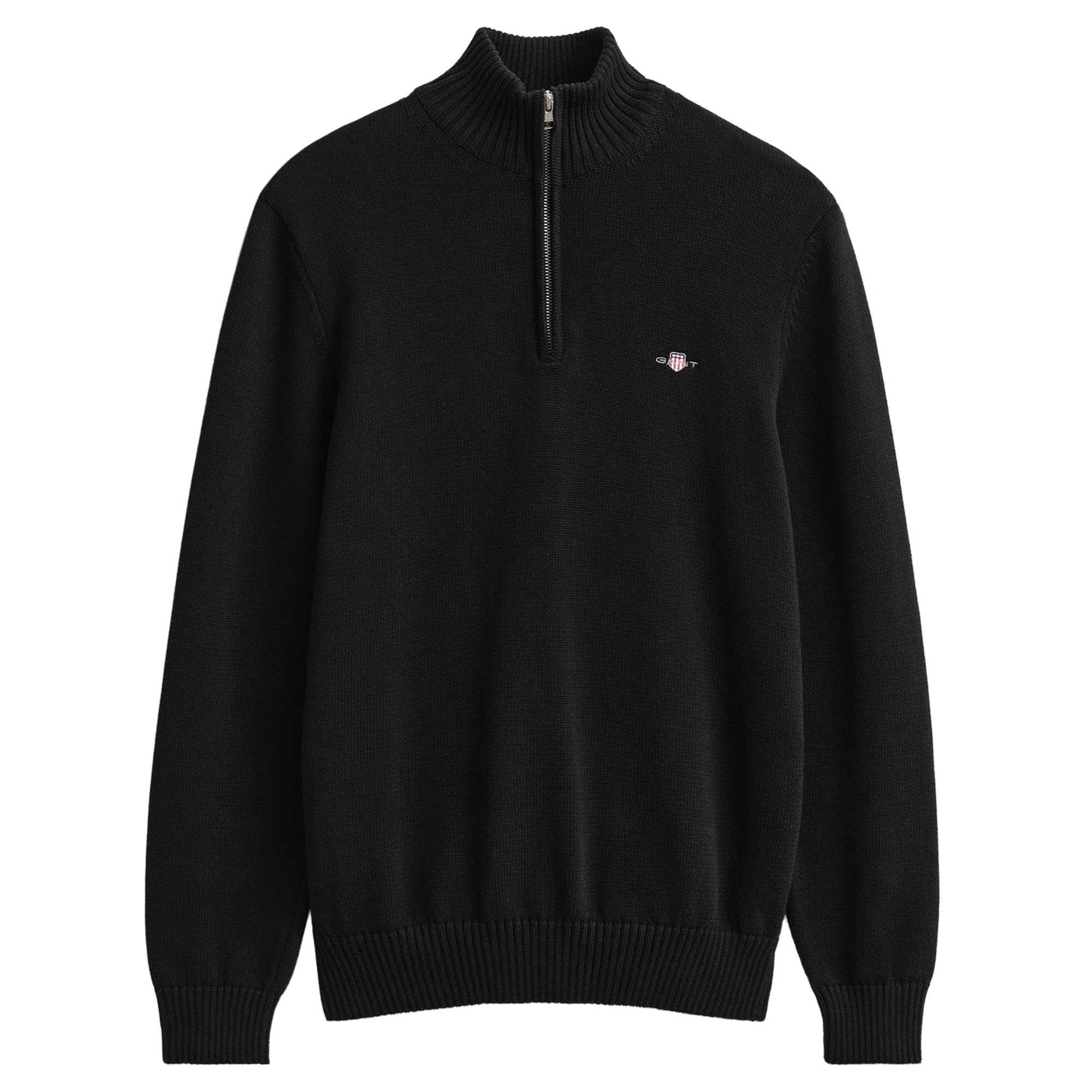 GANT Herren Strickpullover - CLASSIC COTTON HALF-ZIP, Troyer, Baumwolle