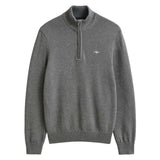 GANT Herren Strickpullover - CLASSIC COTTON HALF-ZIP, Troyer, Baumwolle
