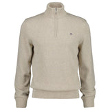 GANT Herren Strickpullover - CLASSIC COTTON HALF-ZIP, Troyer, Baumwolle