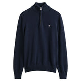 GANT Herren Strickpullover - CLASSIC COTTON HALF-ZIP, Troyer, Baumwolle