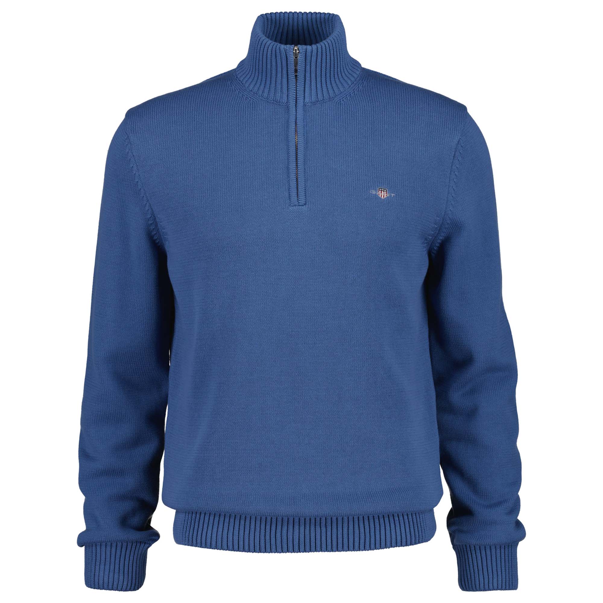GANT Herren Strickpullover - CLASSIC COTTON HALF-ZIP, Troyer, Baumwolle
